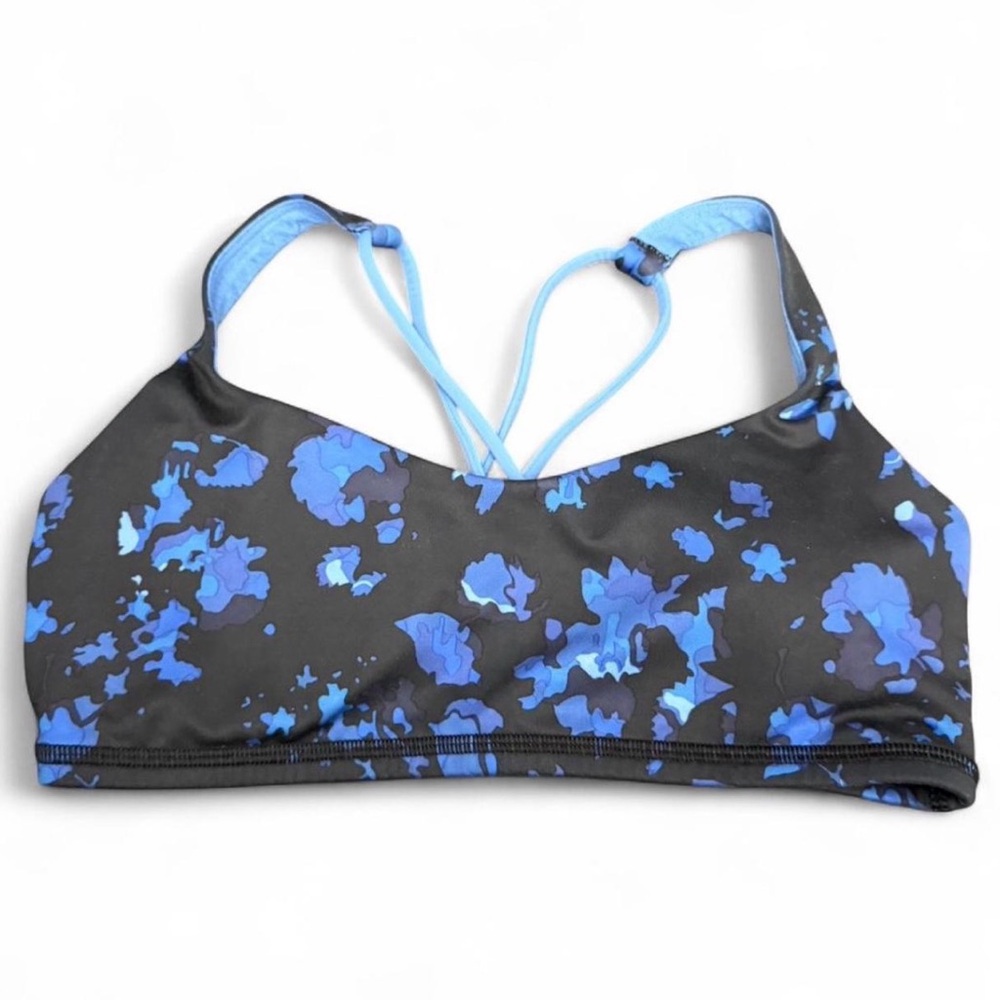 lululemon athletica Blue and Black Sports Bra